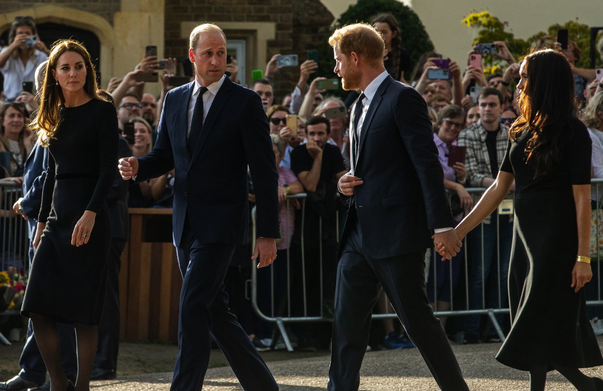Prinzessin Kate, Prinz William, Prinz Harry & Herzogin Meghan im September 2022.