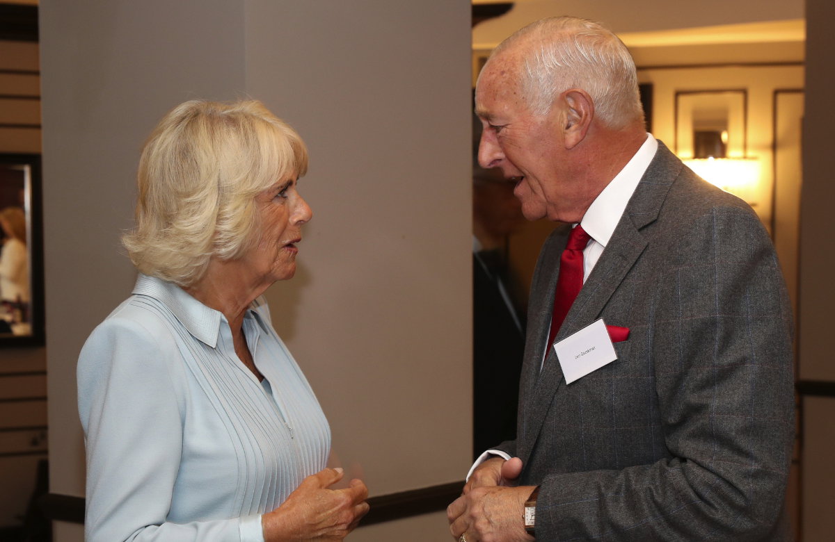 Queen Camilla und Len Goodman, 2019.