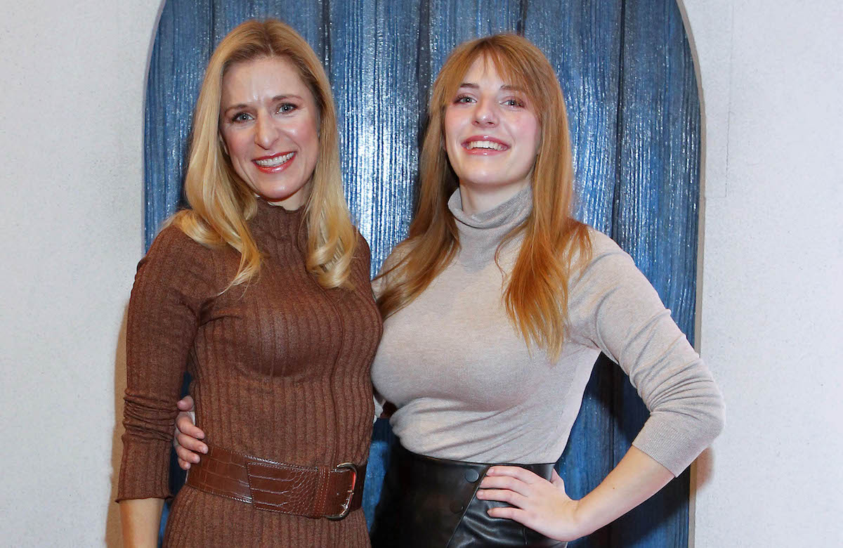 Stefanie Hertel und Johanna Mross bei Pressday von Mamma Mia