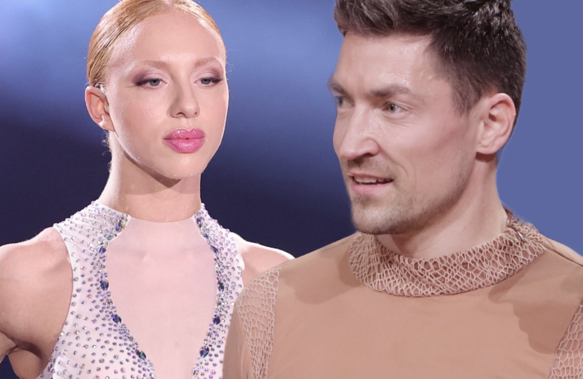 Anna Ermakova und Philipp Boy gucken ernst