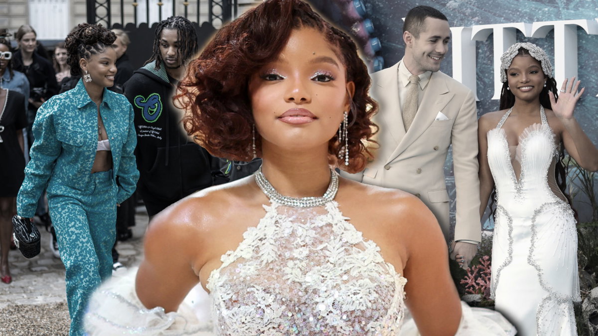 "Arielle"-Star Halle Bailey steht zwischen ihrem Freund DDG und Schauspielkollegen Jonah Hauer-King