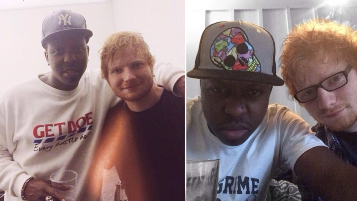 Selfies von Jamal Edwards und Ed Sheeran
