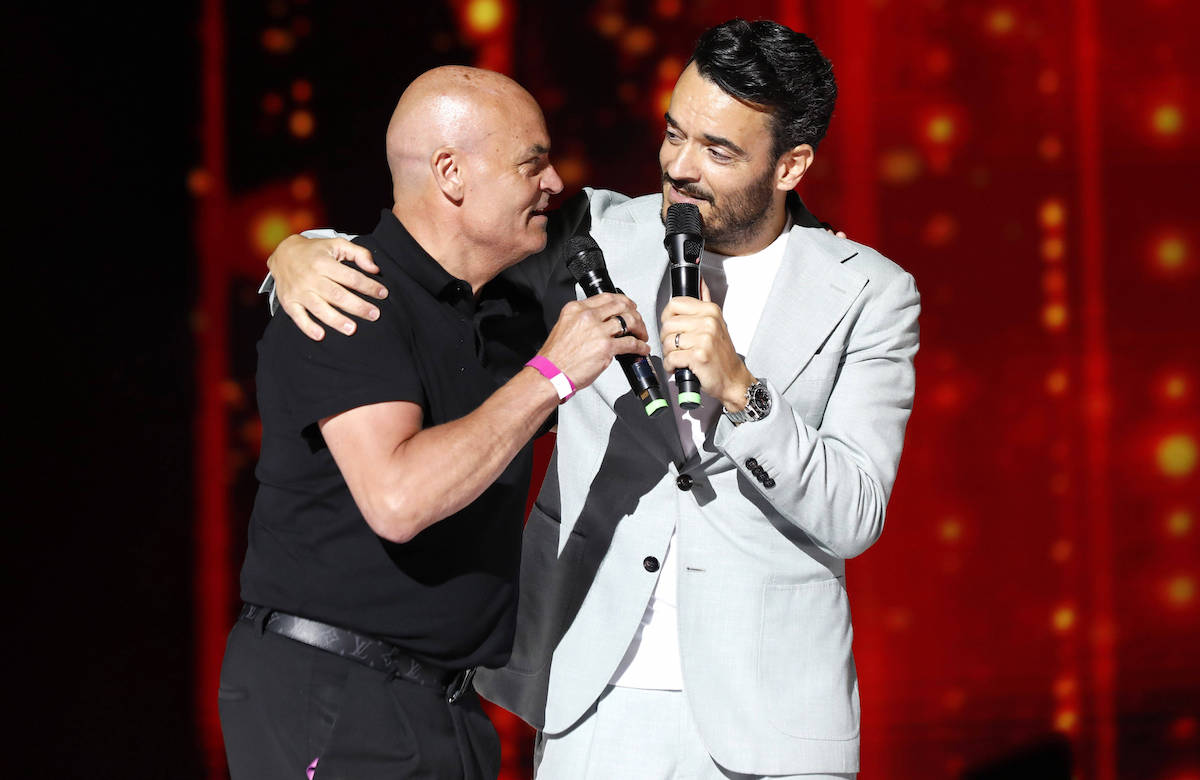 Giovanni Zarrella und Vater Bruno Zarrella singen zusammen