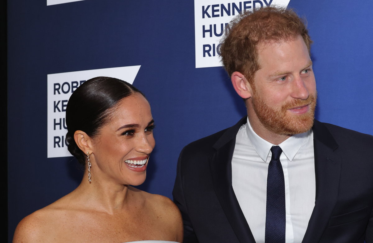 Herzogin Meghan und Prinz Harry bei einer Veranstaltung.