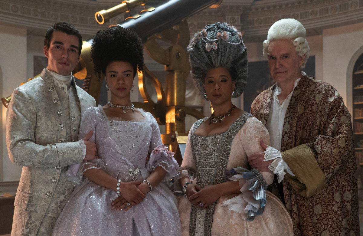 Corey Mylchreest, India Ria Amarteifio, Golda Rosheuvel & James Fleet.