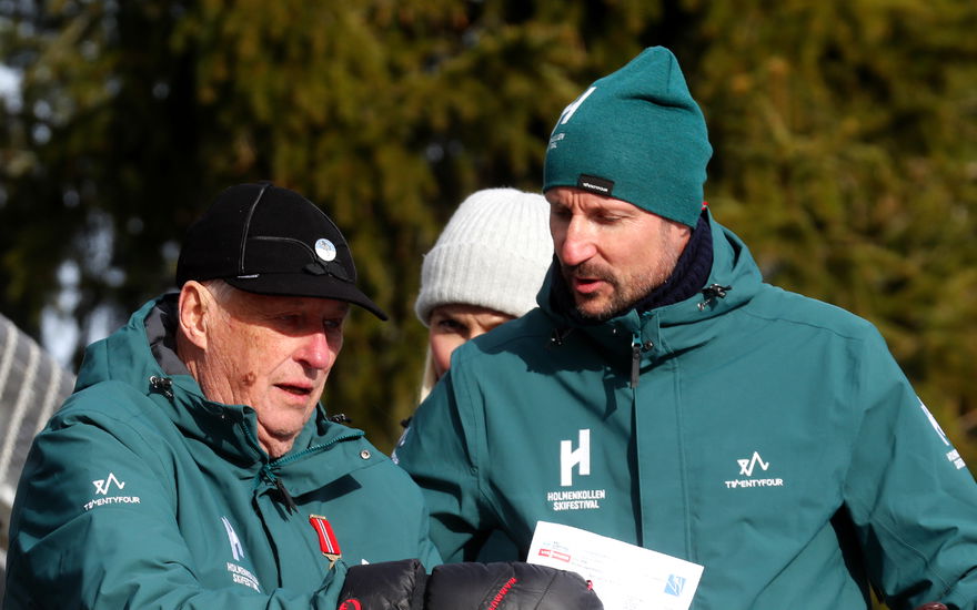 König Harald und Prinz Haakon.