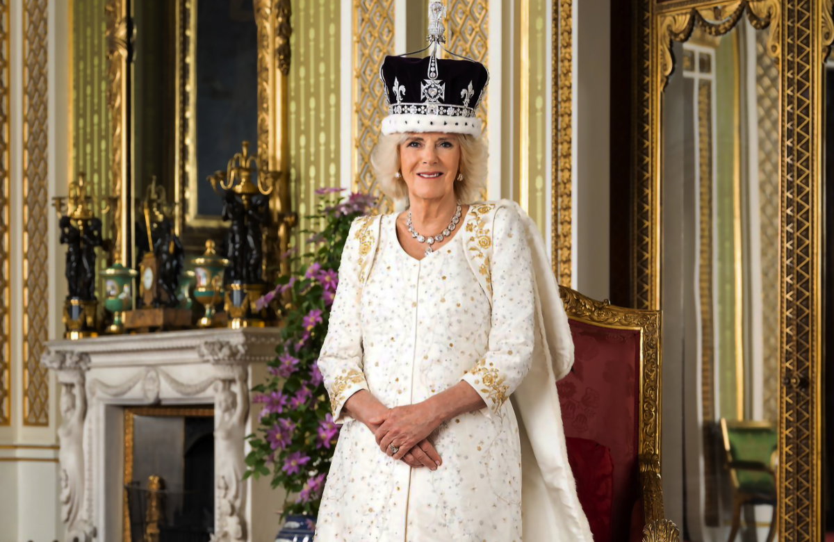 Königin Camilla an ihrem Krönungstag am 6. Mai 2023.