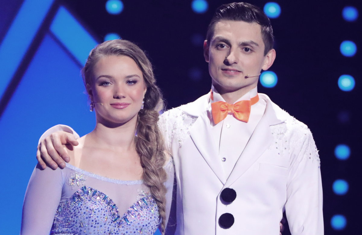 Julia Beautx und Zsolt Sandor Cseke im "Let's Dance"-Finale Arm in Arm