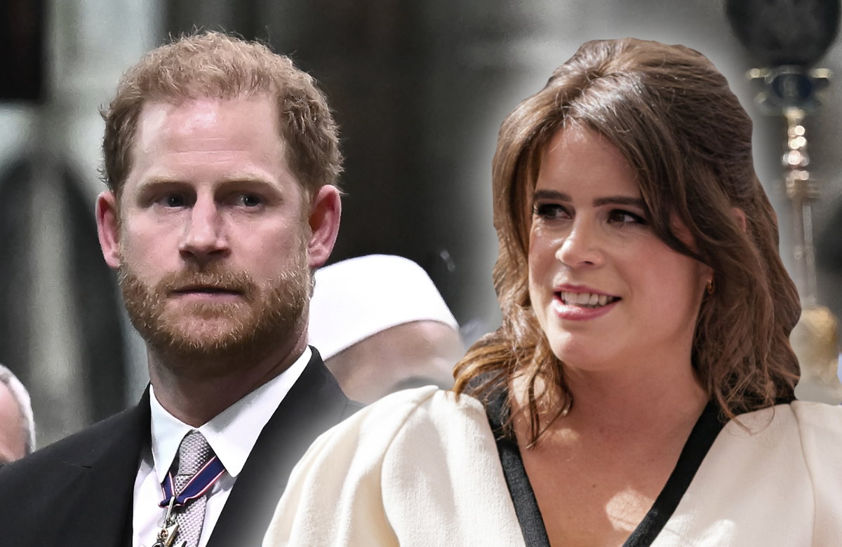 Prinz Harry und Prinzessin Eugenie, 2023.