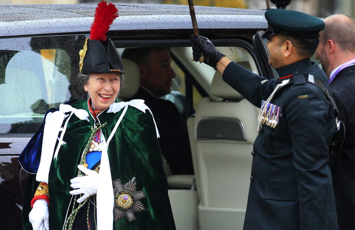Prinzessin Anne bei der Krönung von König Charles III.