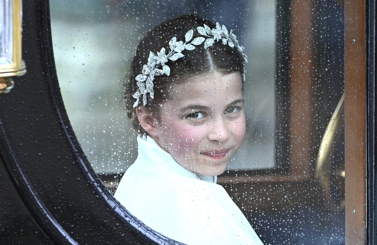 Prinzessin Charlotte bei der Krönung.
