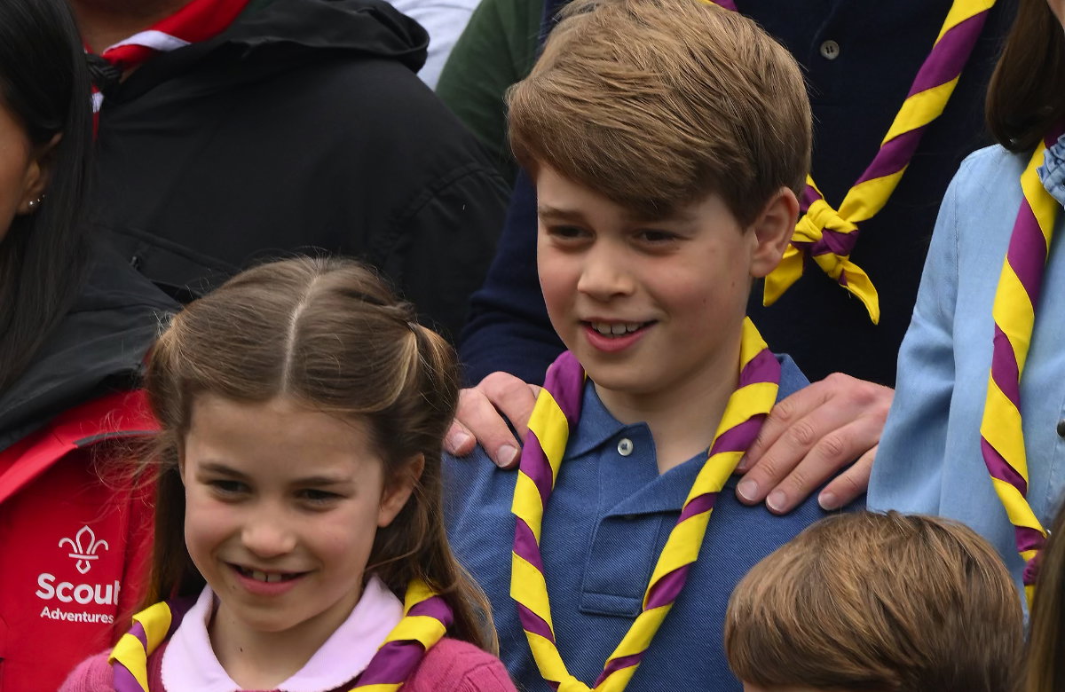Prinzessin Charlotte und Prinz George.