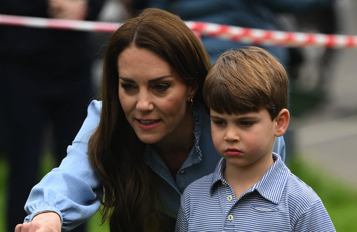 Prinzessin Kate und Prinz Louis.
