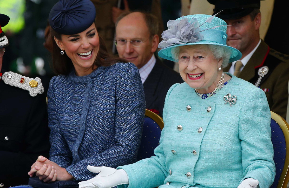 Prinzessin Kate und Queen Elizabeth II.