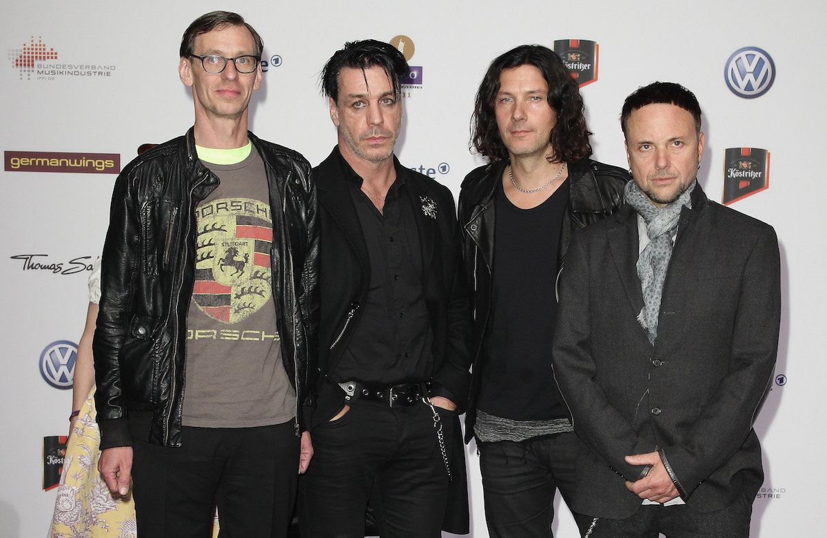 Rammstein Bandfoto, alle gucken ernst