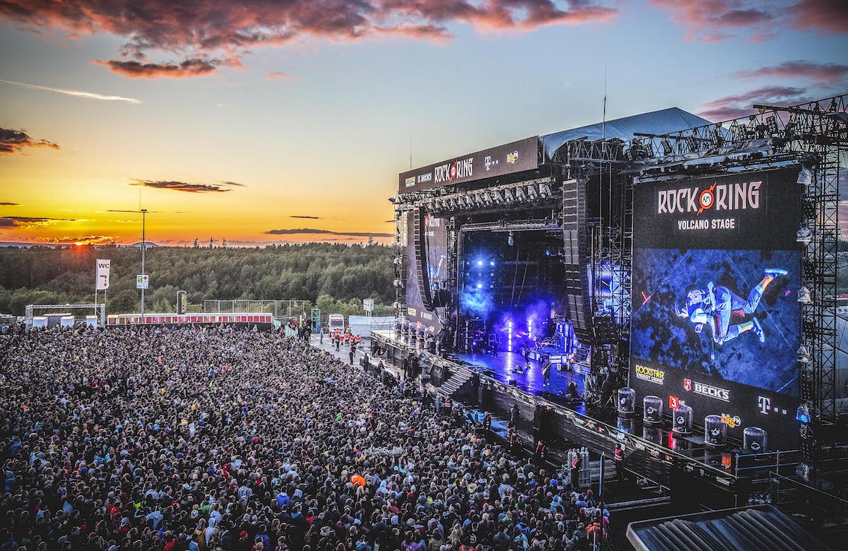Rock am Ring Festivalfoto, viele Menschen