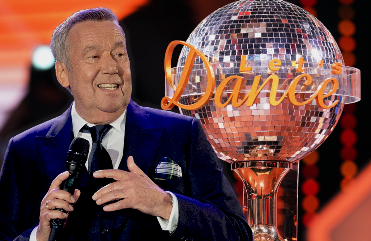 Roland Kaiser mit Let's Dance Pokal