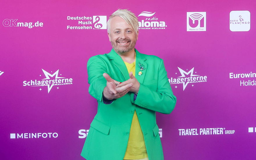 Ross Antony Schlagersterne Mallorca Pressewand