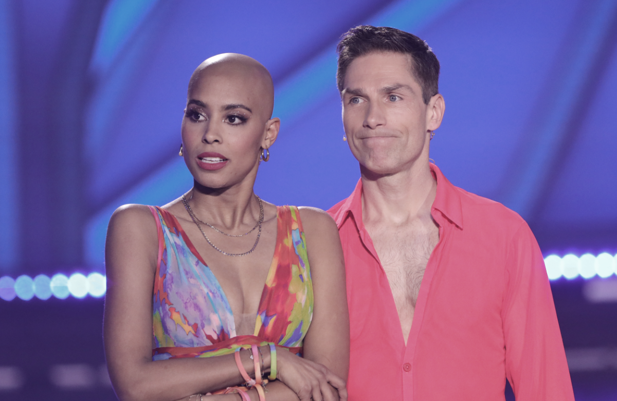 Sharon Battiste und Christian Polanc gucken geschockt