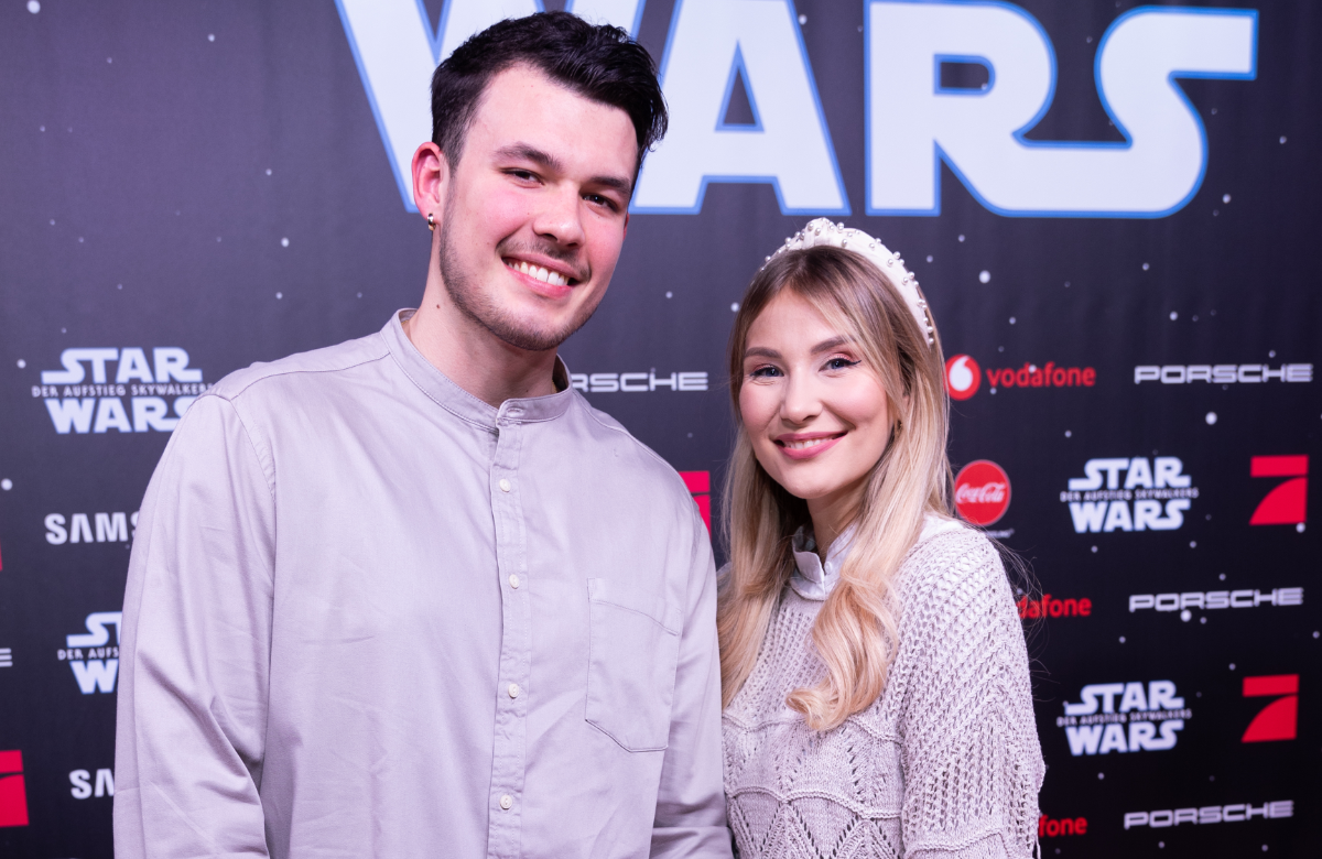 Tim und Ana Johnson glücklich