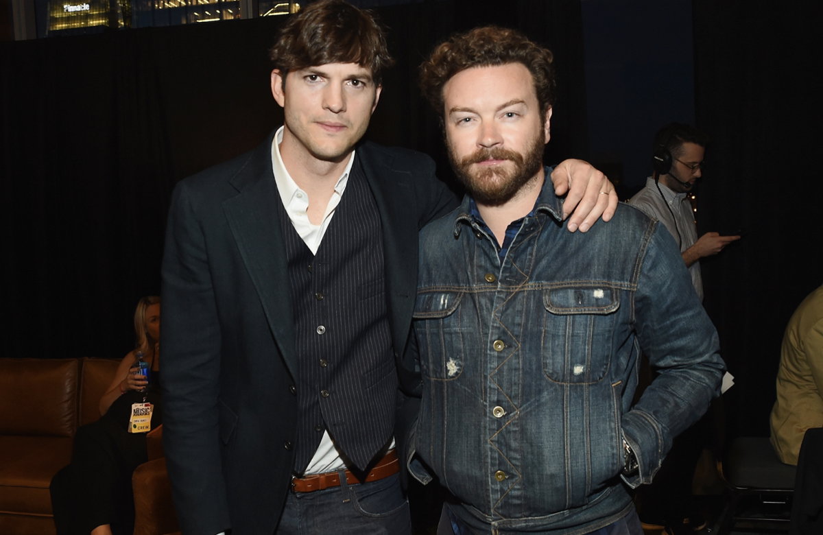 Ashton Kutcher mit Kumpel Danny Masterson.