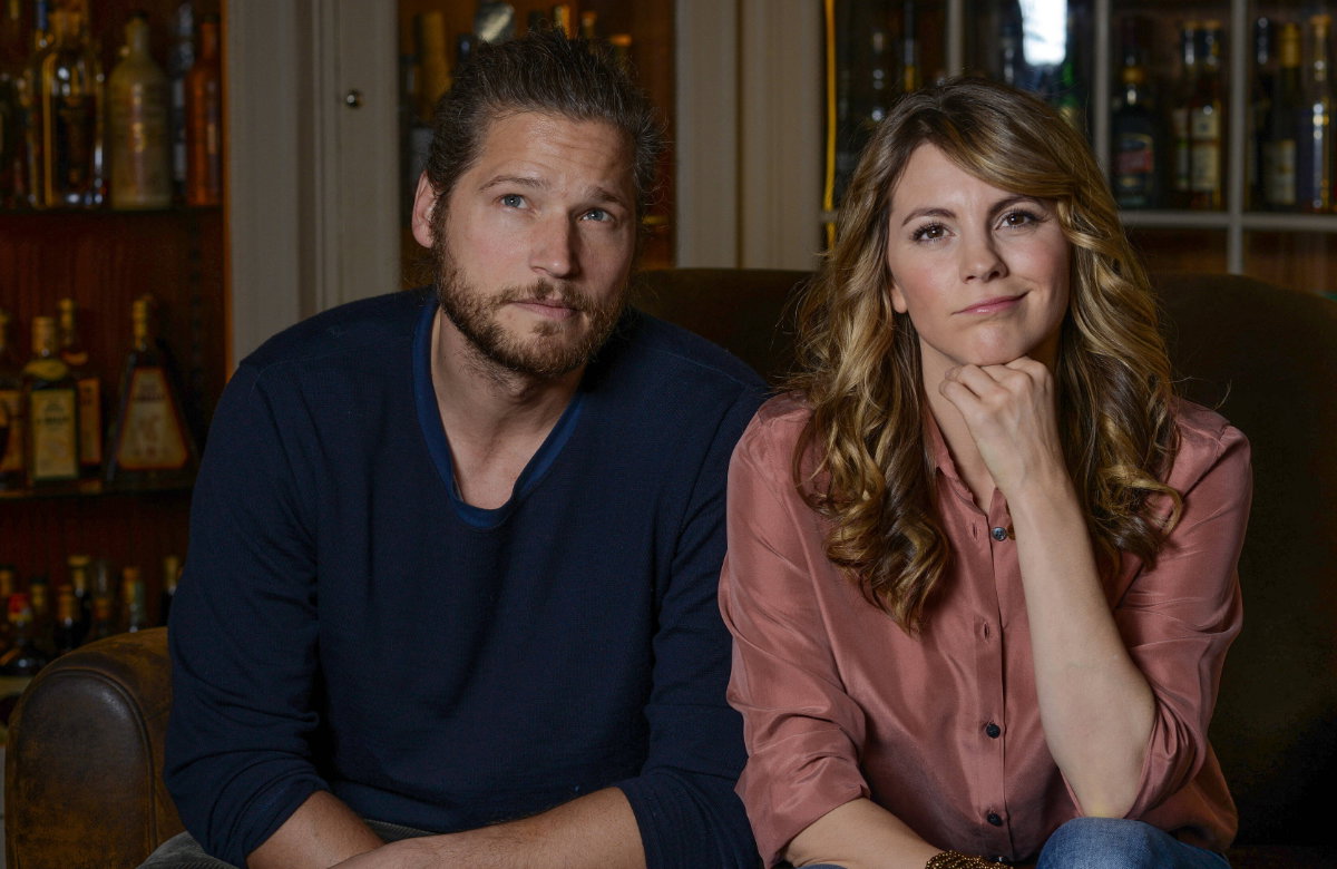 Sebastian Ströbel und Luise Bähr von "Die Bergretter"