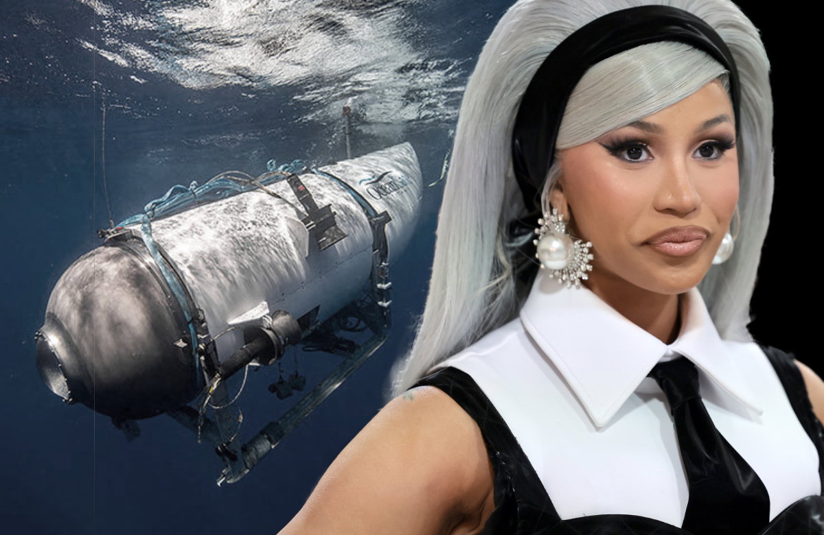 Cardi B. kritisiert den Stiefsohn des im Titanic-U-Boot vermissten Milliardärs Hamish Harding