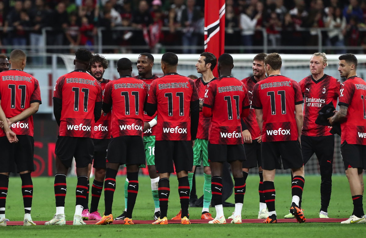 Zlatan Ibrahimovic's Team in Mailand.