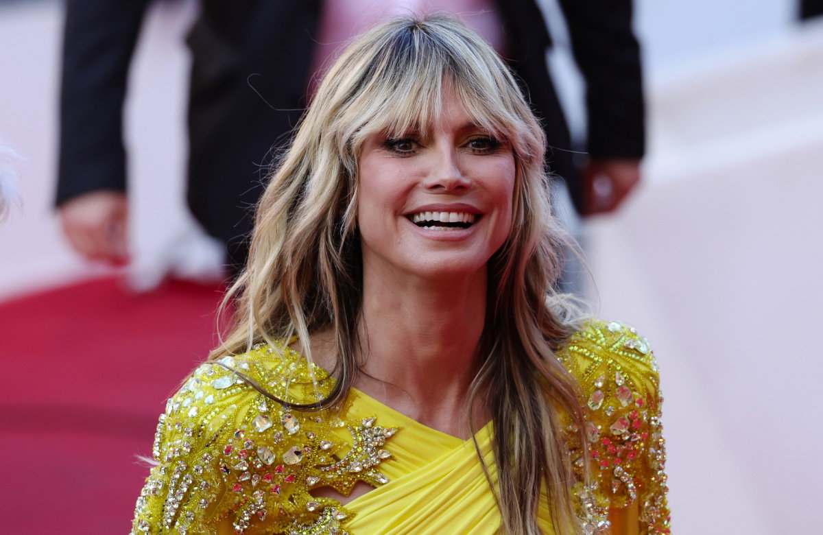 Heidi Klum in Cannes.