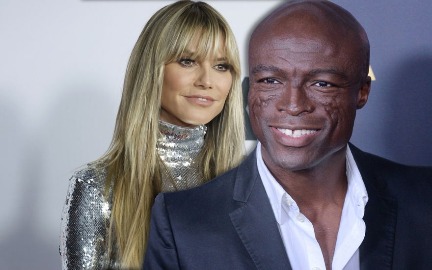 Heidi Klum schaut lächelnd zu Seal