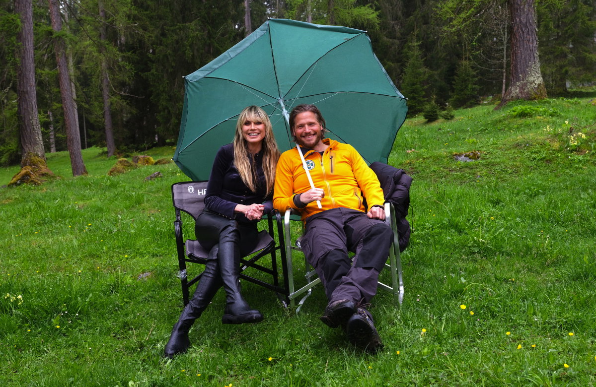 Heidi Klum und Sebastian Ströbel.