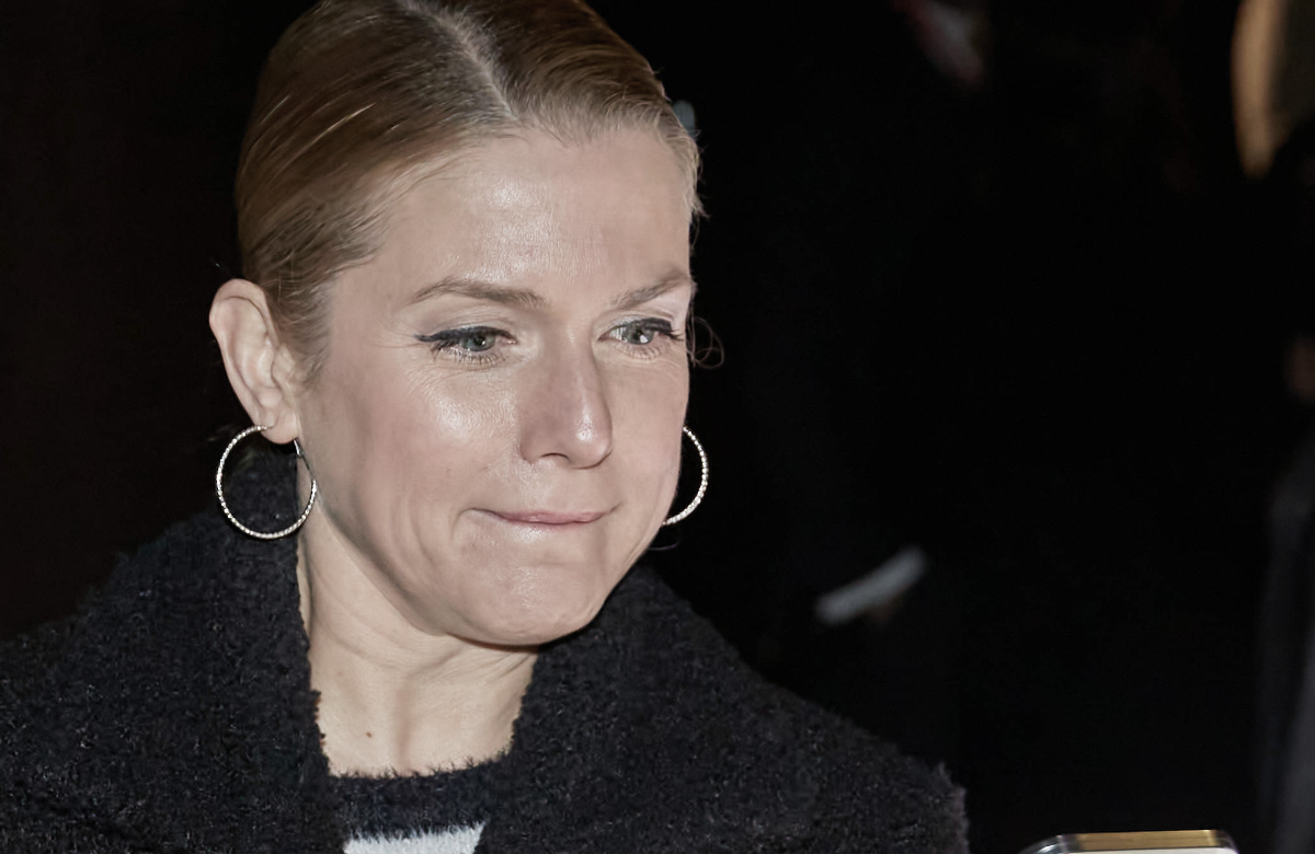 Jeanette Biedermann traurig
