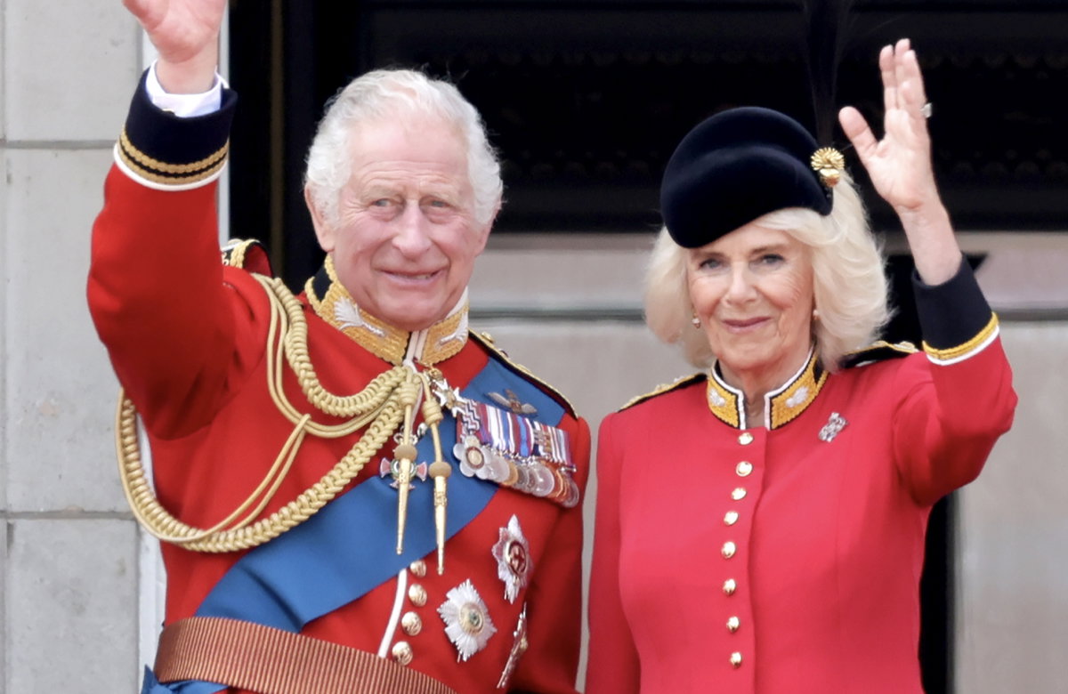 König Charles III. und Königin Camilla bei Trooping The Colour 2023
