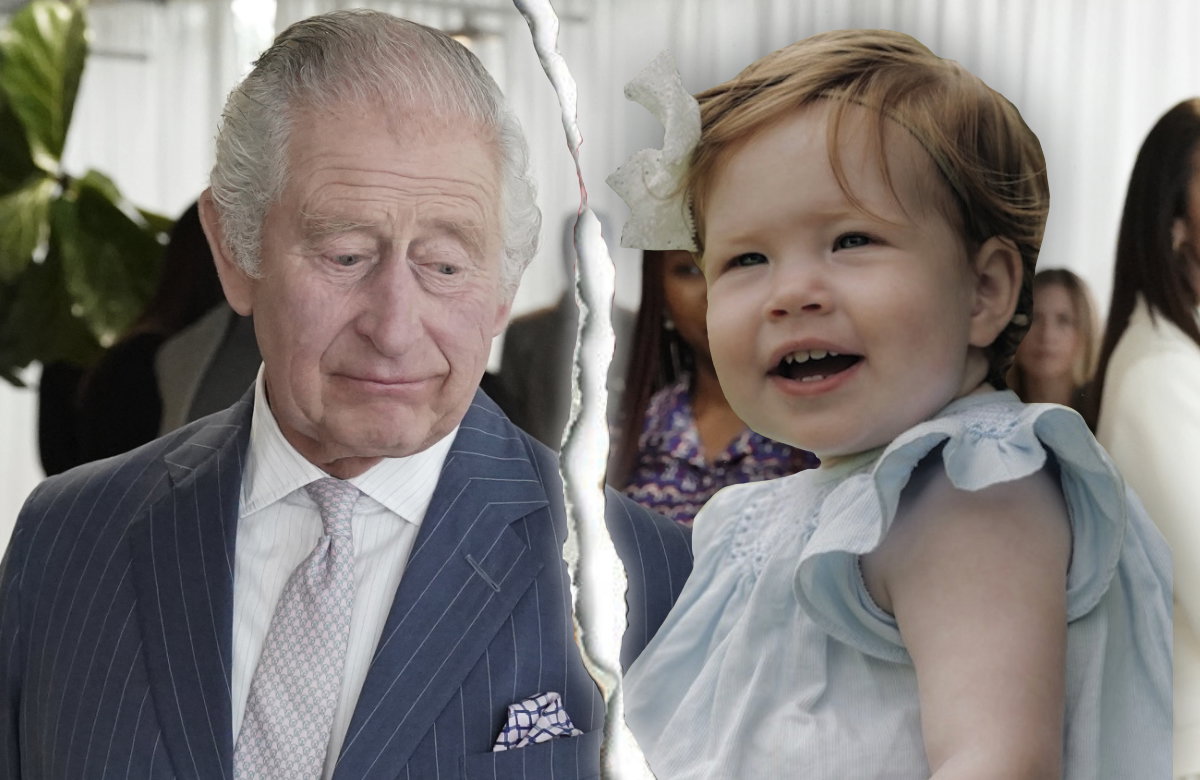 König Charles III. und seine Enkelin Lilibet.