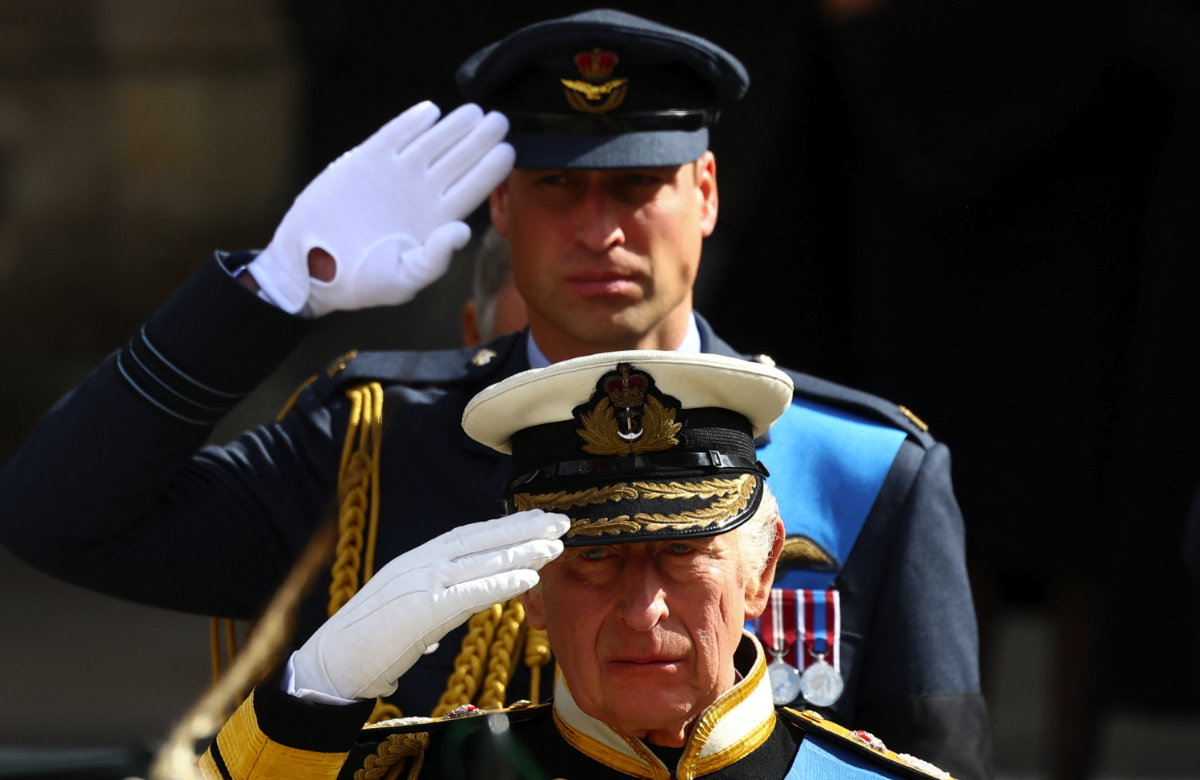 König Charles III. und Prinz William.