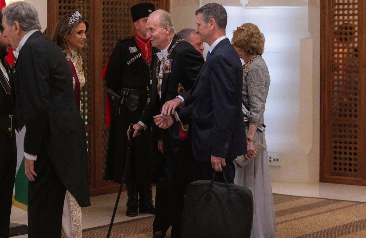 König Juan Carlos in Jordanien.