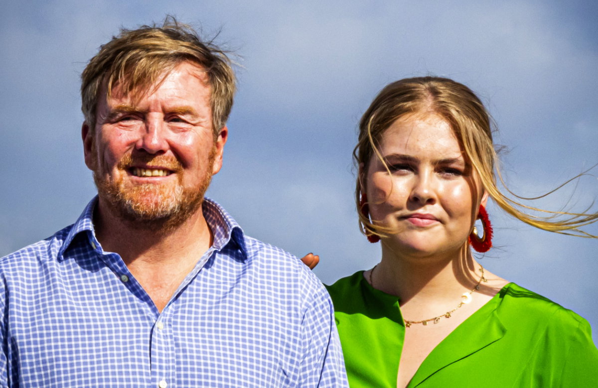König Willem-Alexander und Prinzessin Amalia.
