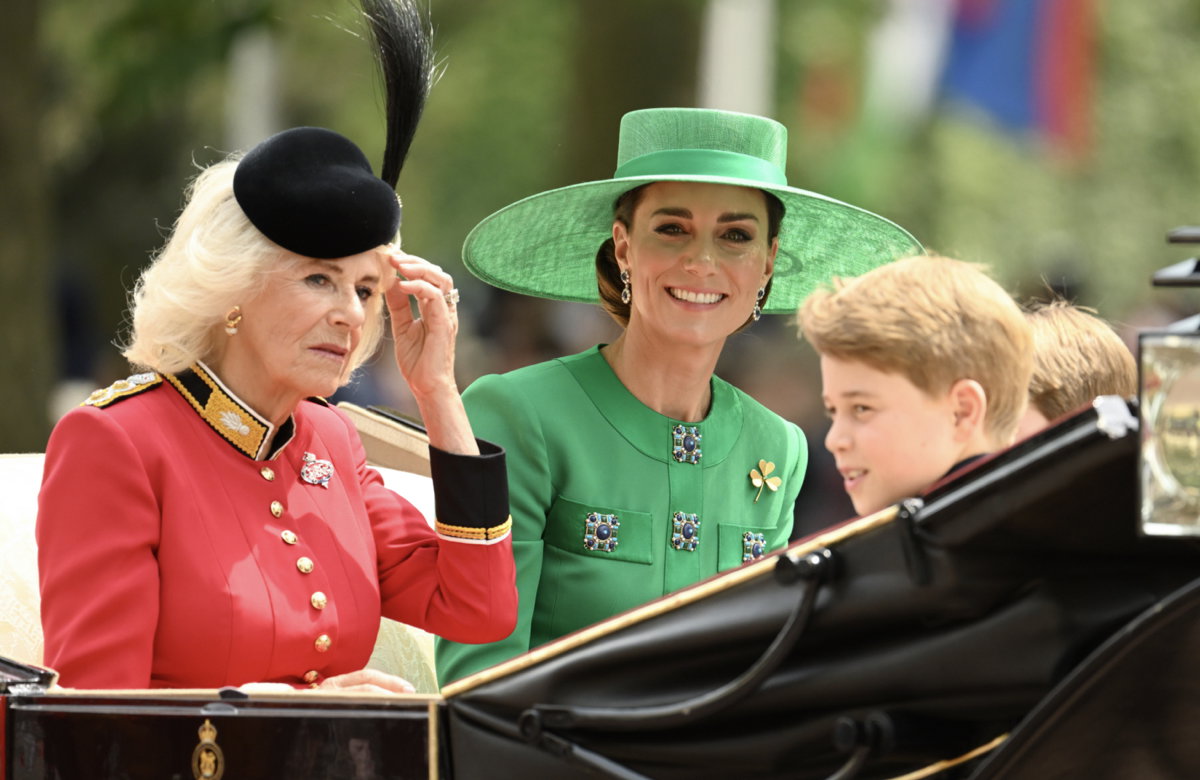 Königin Camilla und Prinzessin Kate bei "Trooping The Colour" 2023