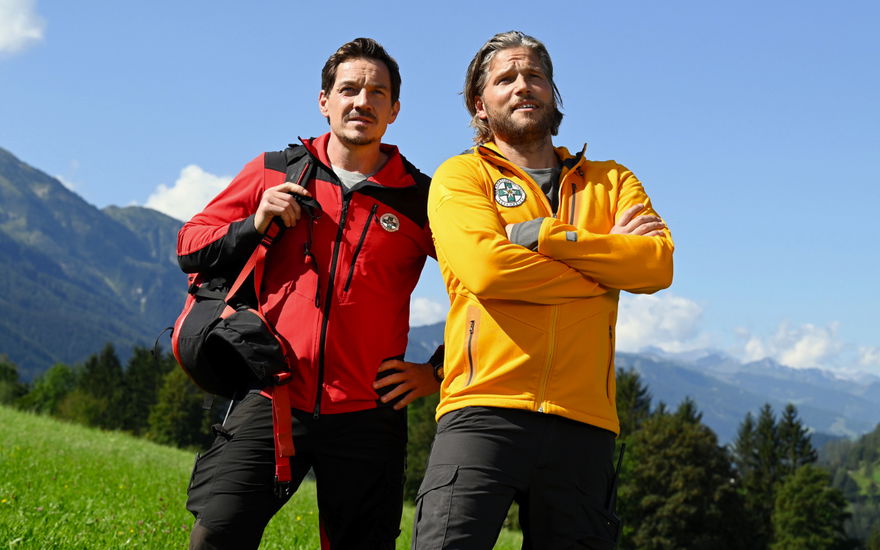 Tobi und Markus von "Die Bergretter".