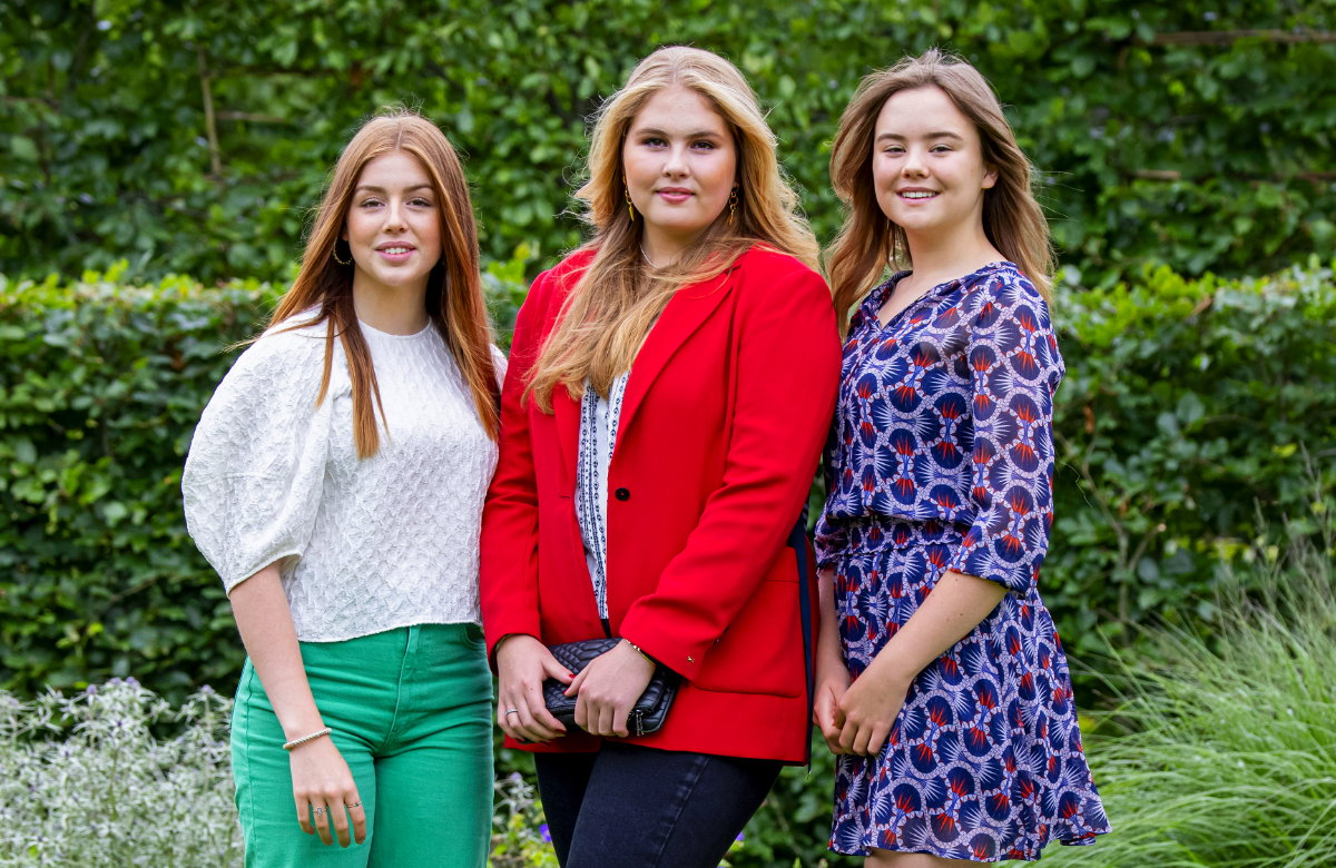 Prinzessin Alexia, Prinzessin Amalia und Prinzessin Ariane der Niederlande.