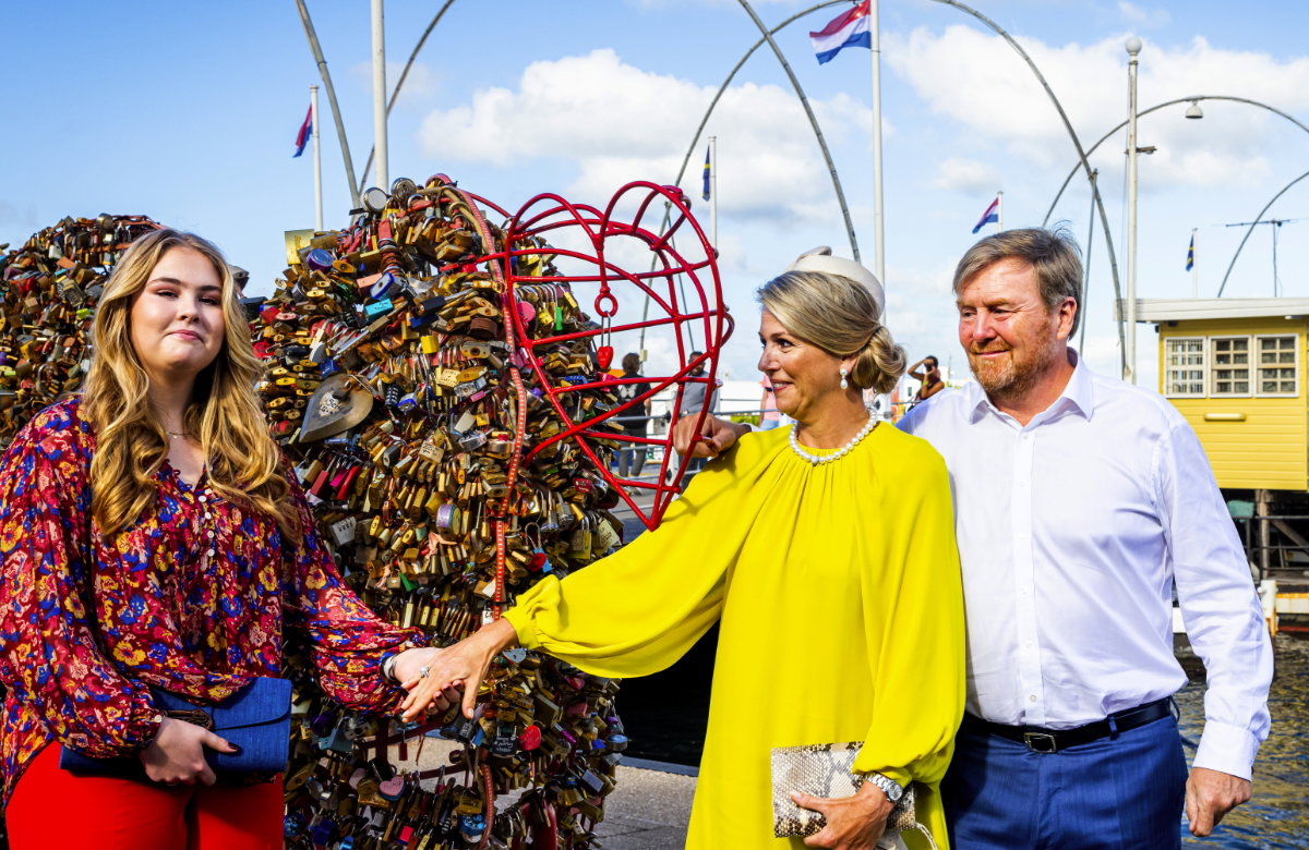 Prinzessin Amalia, Königin Máxima und König Willem-Alexander.