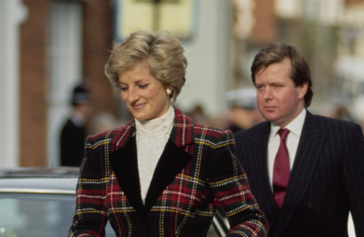 Prinzessin Diana und ihr Bodyguard Ken Wharfe.