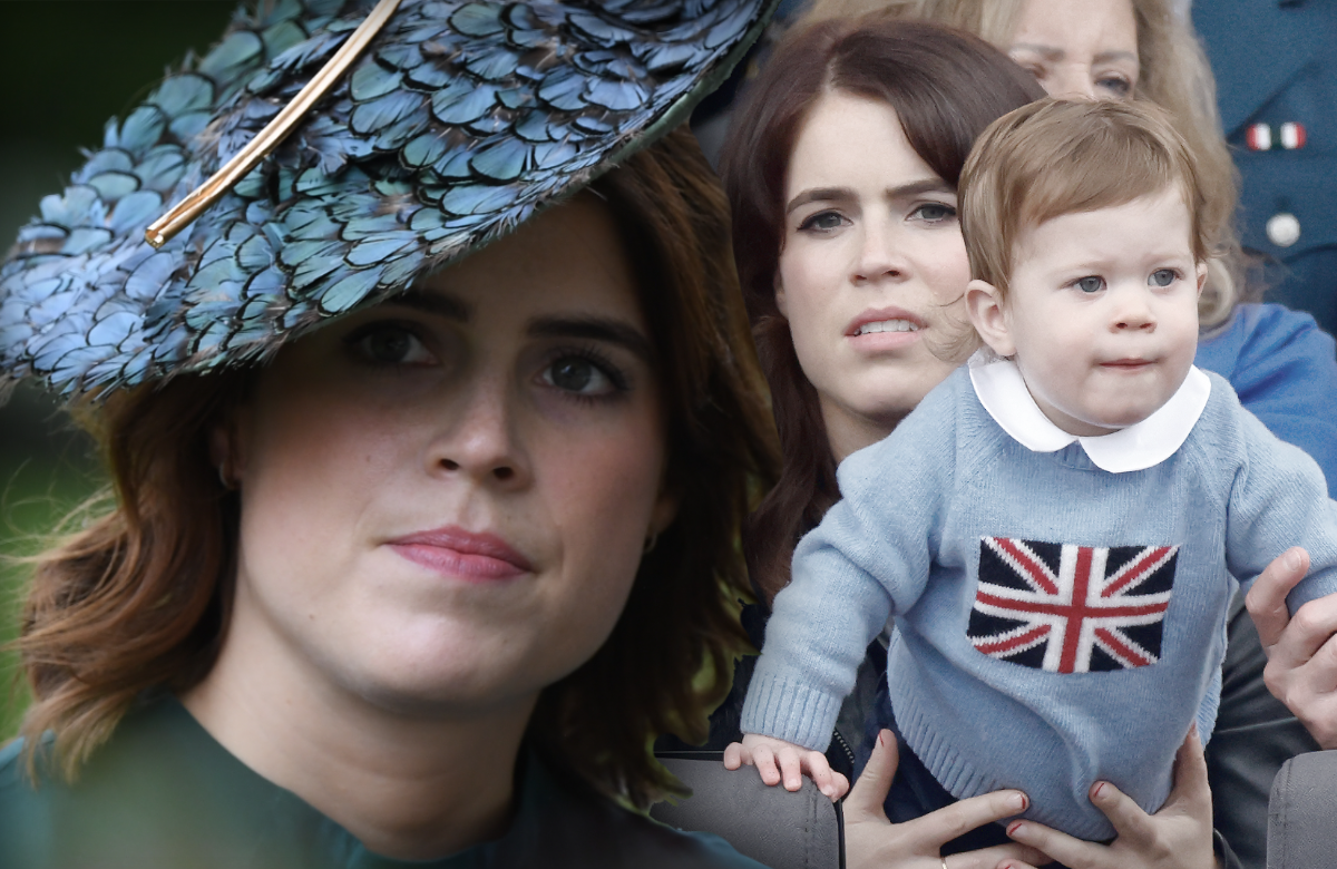 Prinzessin Eugenie ernst mit Sohn August