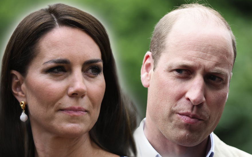 Prinzessin Kate und Prinz William ernst