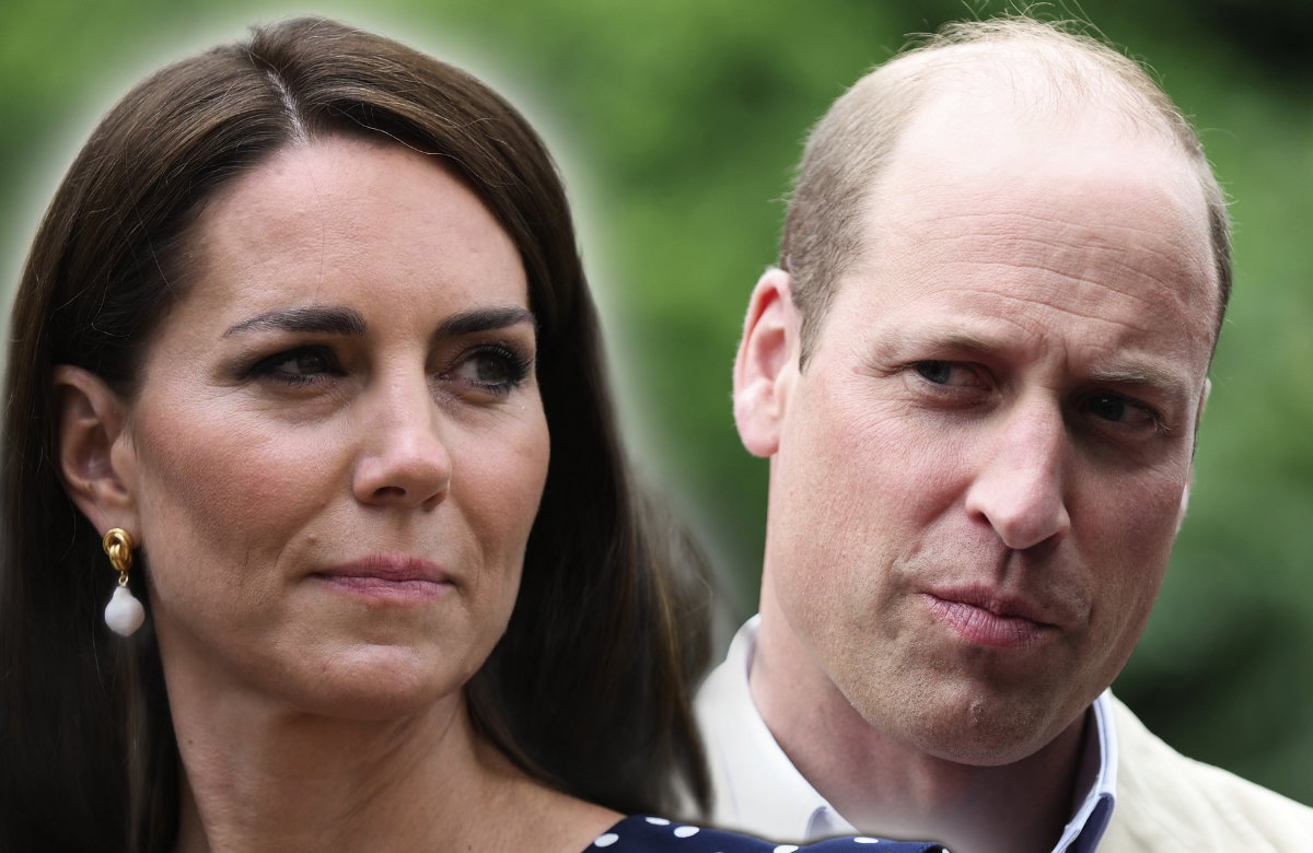 Prinzessin Kate und Prinz William ernst