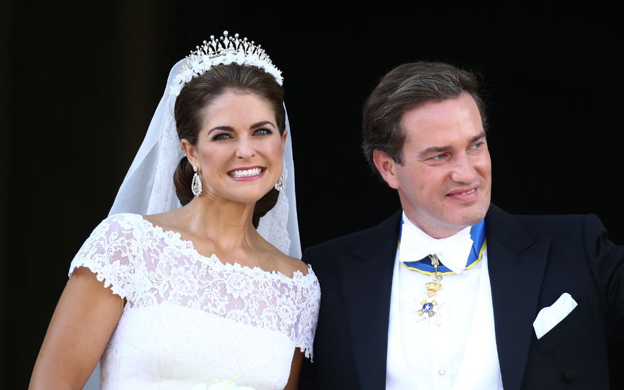 Prinzessin Madeleine von Schweden Chris O’Neill bei ihrer Hochzeit im Jahr 2013.