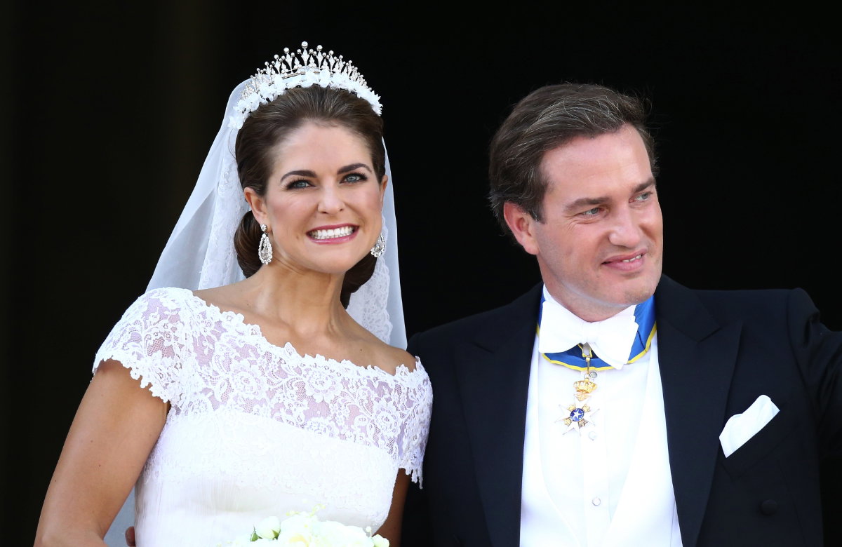 Prinzessin Madeleine von Schweden Chris O’Neill bei ihrer Hochzeit im Jahr 2013.