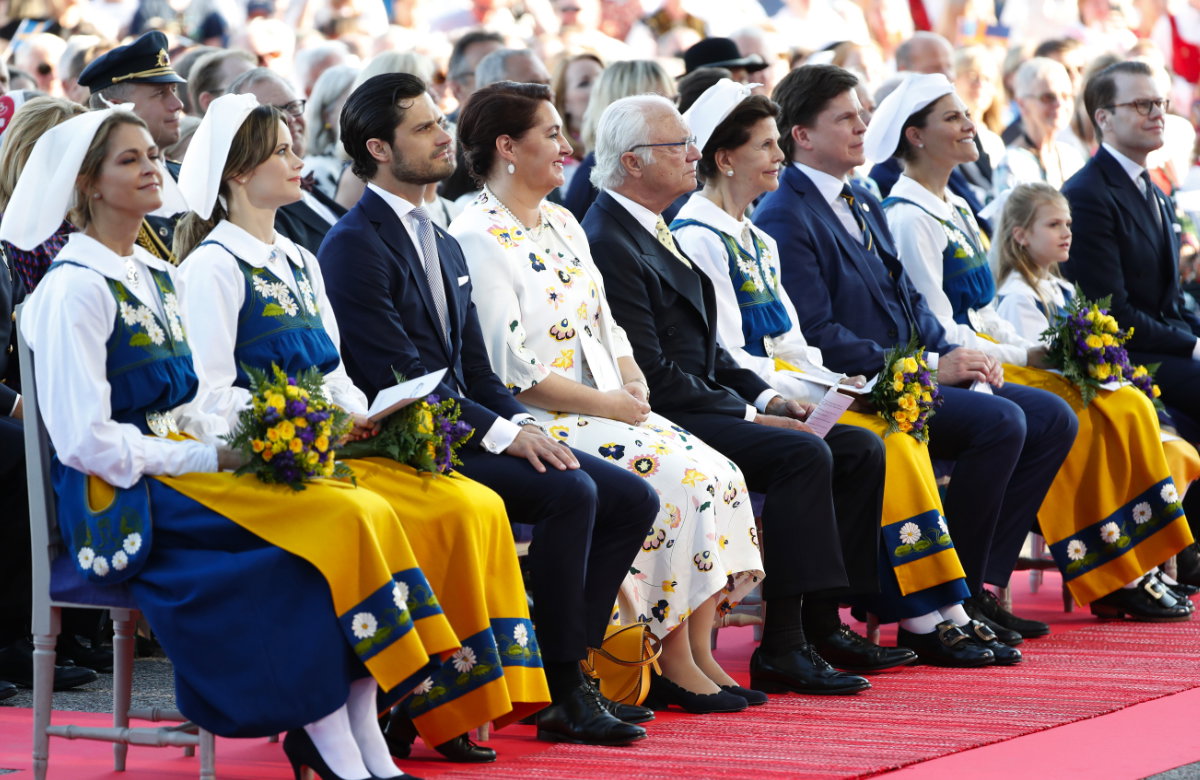 Die schwedische Königsfamilie.