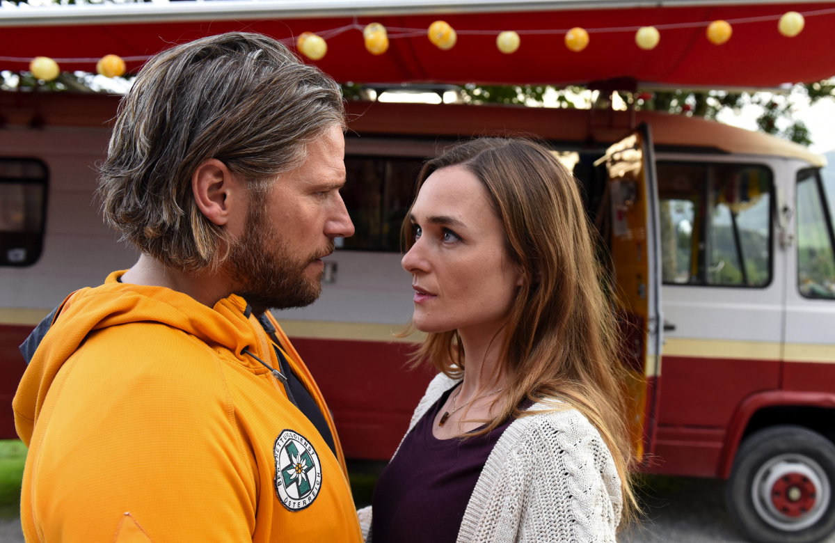 Markus und Nina von "Die Bergretter".