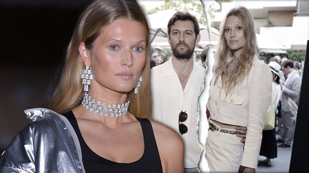 Toni Garn sieht traurig aus, im Hintergrund ein zerrissenes Bild von ihr und Alex Pettyfer